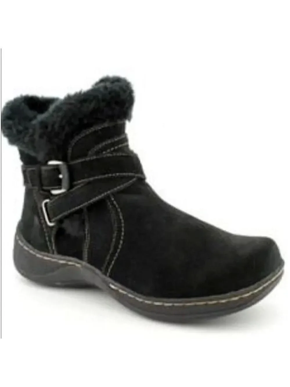 Baretraps Eryn Womens Size 6 Black Regular Suede Winter Boots